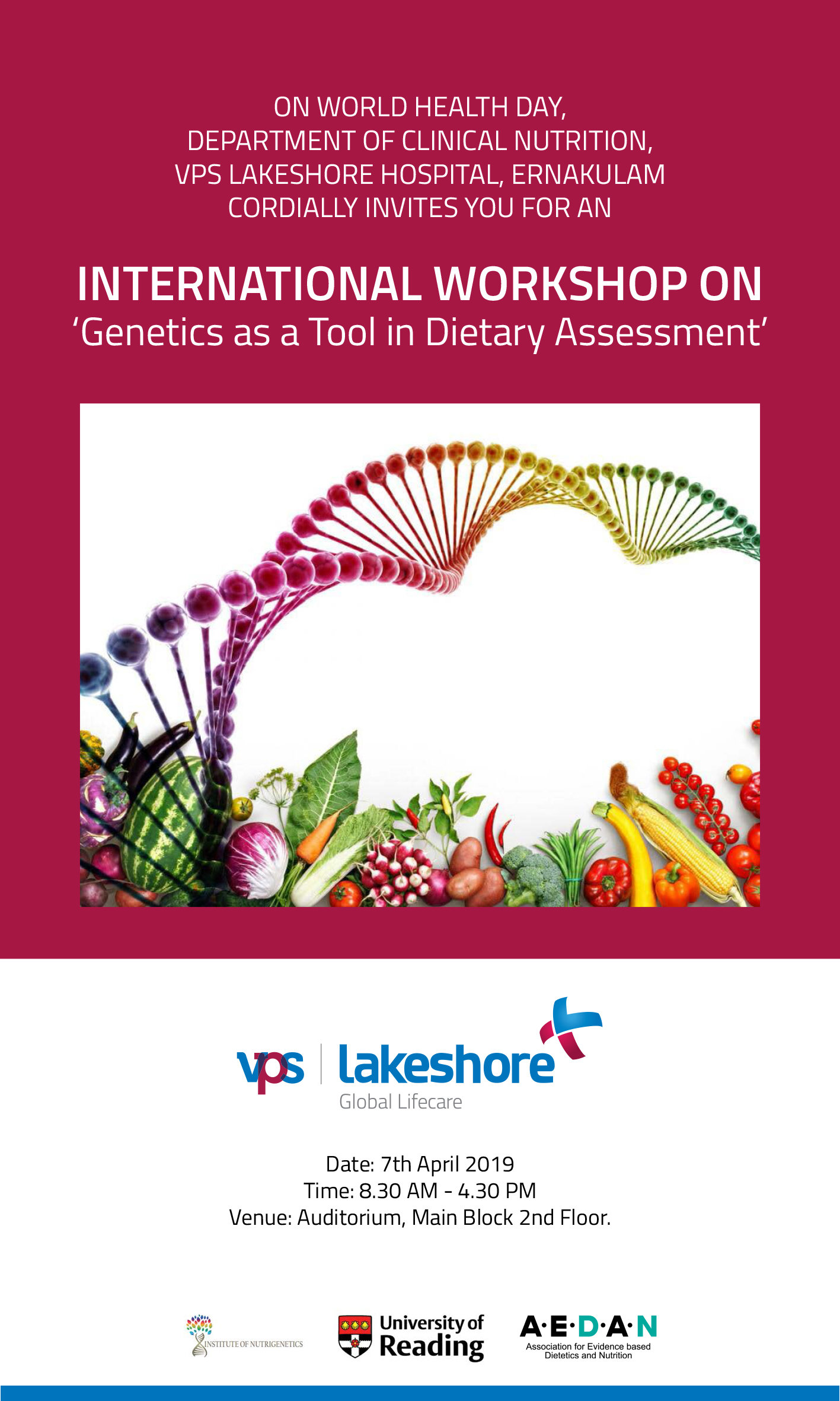 INTERNATIONAL WORKSHOP ON 'GENETICS AS A TOOL IN DIETARY ASSESSMENT