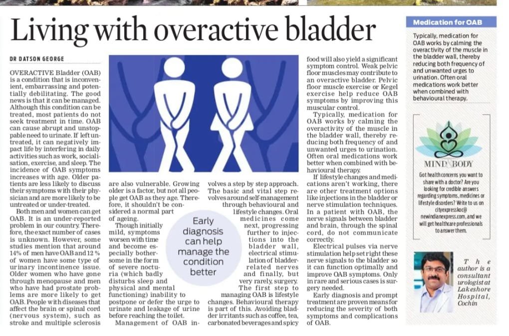 Managing Overactive Bladder