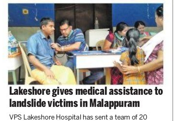 Kerala Flood Relief Medical Camp