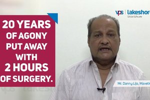 20 years of agony put away with 2 hours of surgery